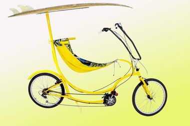 吊床自行車 顛覆傳統(tǒng)騎行體驗(yàn)的創(chuàng)意產(chǎn)品